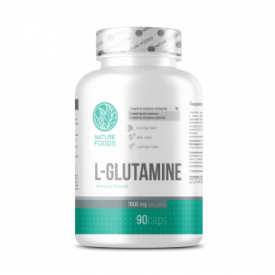 Nature Foods Glutamine 1000 mg, 90 капсул