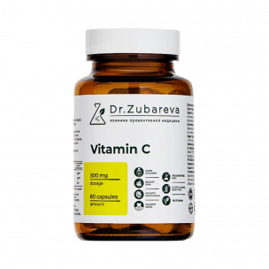 Dr. Zubareva Dr. Zubareva Витамин C 500 mg, 60 капсул