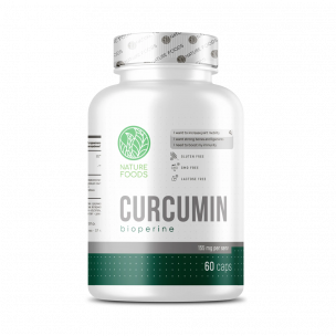 Nature Foods Curcumin+Bioperine, 60 капсул