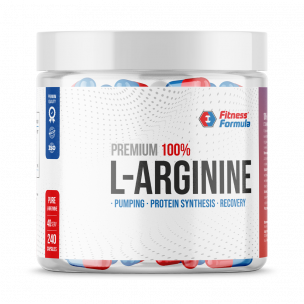 Fitness Formula 100% L-Arginine premium, 240 капсул