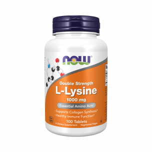 NOW L-Lysine 1000 mg, 100 таблеток