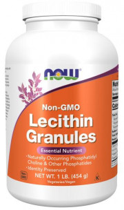 NOW Lecithin Granules Non-GMO, 454 гр