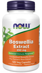 NOW Boswellia Extract 250 мг, 120 капс