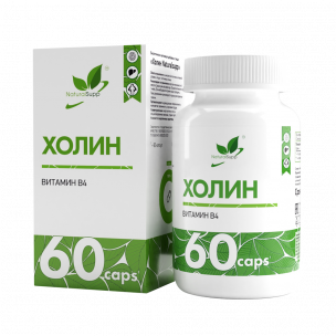 Natural Supp Choline, 60 капсул