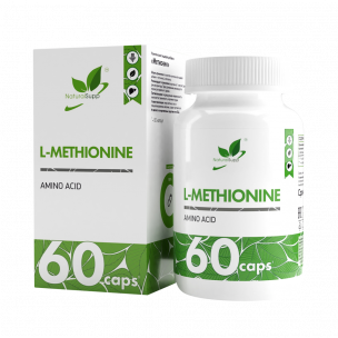 Natural Supp L-Methionine, 60 капсул