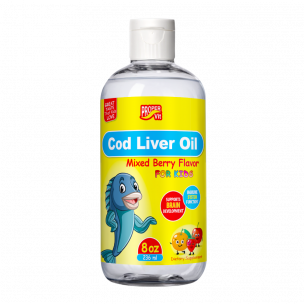 Proper Vit For Kids Cod Liver Oil Mixed Berry Flavor, 236 мл