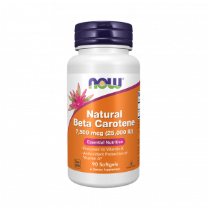 NOW Natural Beta Carotene 25000 IU, 90 капсул