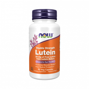 NOW Lutein Double Strength 20 mg, 90 капсул