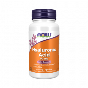 NOW Hyaluronic Acid 50 mg, 60 капсул