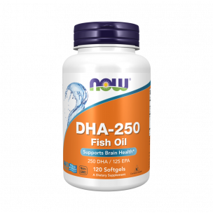 NOW DHA-250, 120 капсул