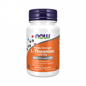 NOW L-Theanine 200 mg, 60 капсул