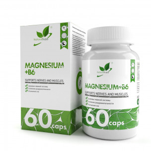 Natural Supp Magnesium+B6, 60 капс