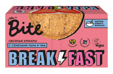 Bite Крекеры овсяные, 200 гр