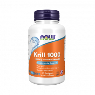 NOW Krill Oil 1000 mg, 60 капсул