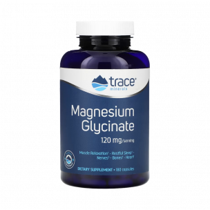 Trace Minerals Magnesium Glycinate 120 mg, 180 капсул