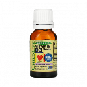 ChildLife Liquid Vitamin D3 Natural Berry Flavor, 6,25 мл