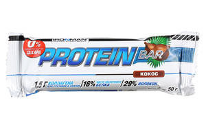 IRONMAN Protein Bar с коллагеном без глазури, 50 г