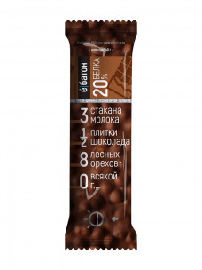 Ёбатон Батончик с цельным орехом, 40 г