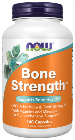 NOW Bone Strength, Бон Стренч, 240 капсул