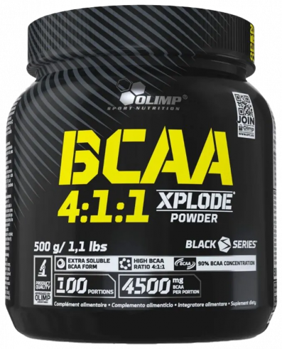 Olimp Sport Nutrition BCCA Xplode Powder 4:1:1, ВСАА Иксплоуд Поудер 4:1:1, 500 грамм
