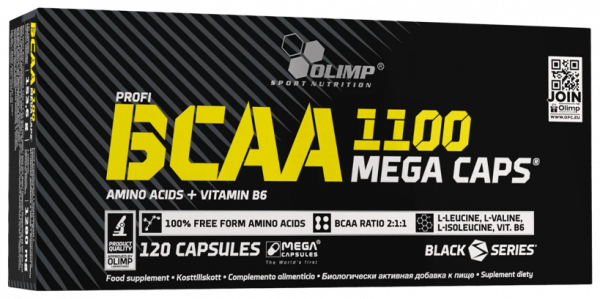 Olimp Sport Nutrition BCAA 1100 Mega caps, 120 капсул