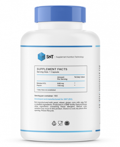SNT Betaine, Бетаин, 180 капсул