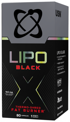 USN Lipo X Black, Липо Икс Блэк, 80 капсул