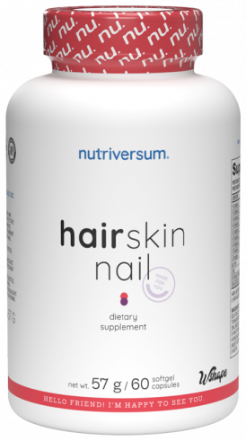 Nutriversum Hair Skin Nail, Хэир Скин Нейлс, 60 капсул
