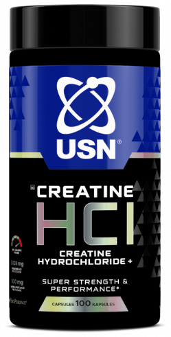 USN Creatine HCL, Креатина гидрохлорид, 100 капсул