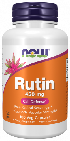 NOW Рутин 450 мг, 100 капсул