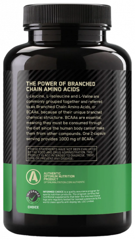 Optimum Nutrition ON - BCAA 1000 Caps, ОН - БЦАА 1000 Капс