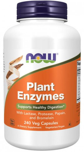 NOW Plant Enzymes, 240 капс