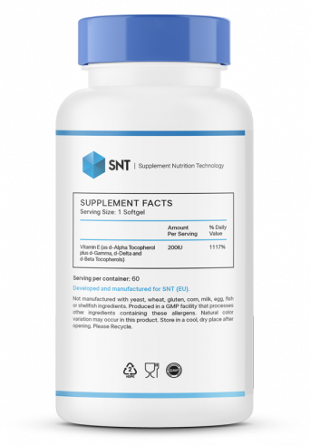 SNT Vitamin E, Витамин Е, 60 капсул