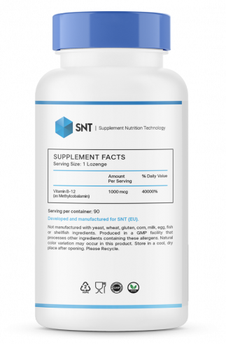 SNT Methyl B-12, Метил B-12, 90 таблеток