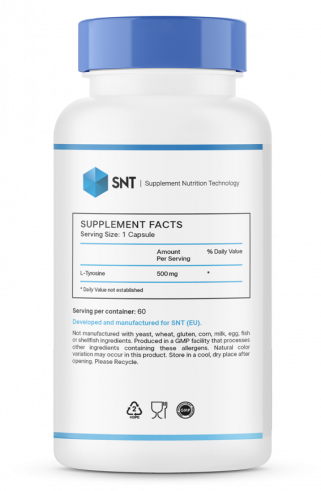 SNT L-Tyrosine, Л-Тирозин, 60 капсул