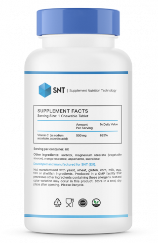 SNT Chewable C, Чувабл С, 60 таблеток