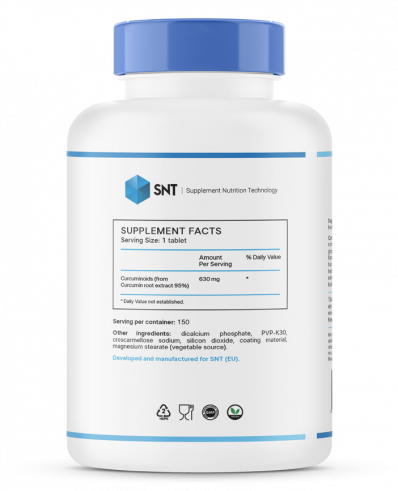 SNT Curcumin, Куркумин, 150 таблеток