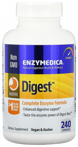 Enzymedica Digest, Дайджест, 240 капсул