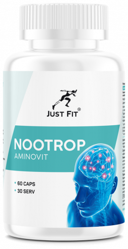 Just Fit Aminovit Nootrop, 60 капсул