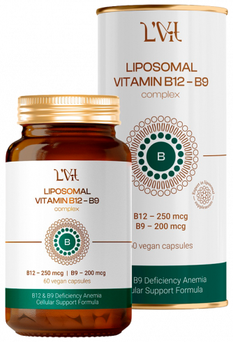 Liposomal Vitamins Liposomal В12 + В9, 60 капсул