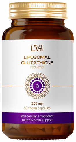 Liposomal Vitamins Liposomal Glutathione, Липосомальный Глутатион, 60 капсул