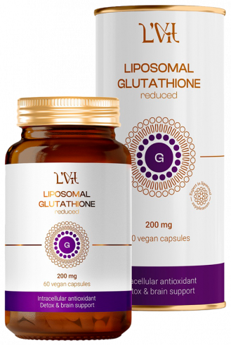 Liposomal Vitamins Liposomal Glutathione, Липосомальный Глутатион, 60 капсул