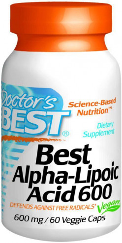 Doctor's Best Alpha Lipoic Acid  600 mg, 60 капс
