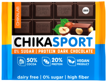 Chikalab Шоколад темный с фундуком, 100 грамм