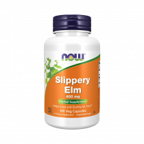 NOW Slippery Elm 400 mg, Красный вяз 400 мг, 100 капсул
