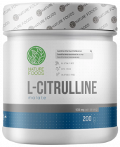 Nature Foods Amino acid L-Citrulline, Аминокислота L-Цитруллин, 200 грамм
