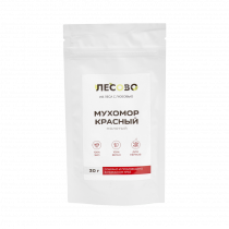 Лесово Мухомор красный молотый, 30 грамм