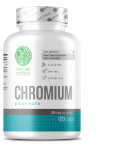 Nature Foods Chromium picolinate 200 mcg, 120 капсул