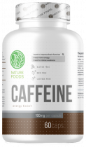 Nature Foods Caffeine 100 mg, 60 капсул