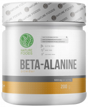 Nature Foods Amino acid Beta-Alanine, Аминокислота Бета-Аланин, 200 грамм